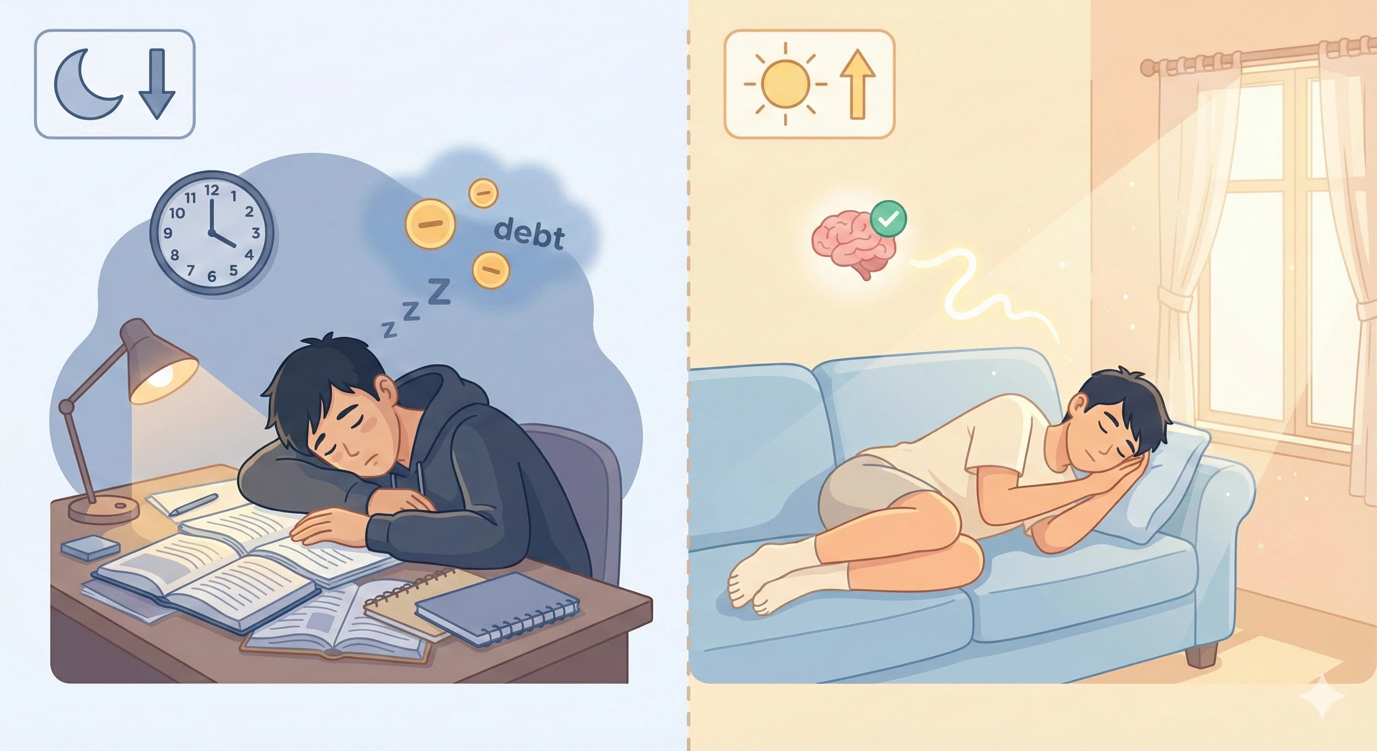 週末補眠還是每天午睡？從新加坡十年研究看青少年睡眠債的科學