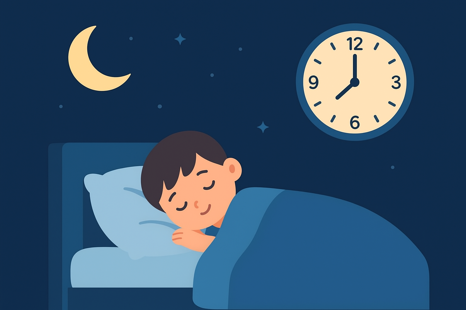 嬰幼兒及兒童睡眠時間參考圖表